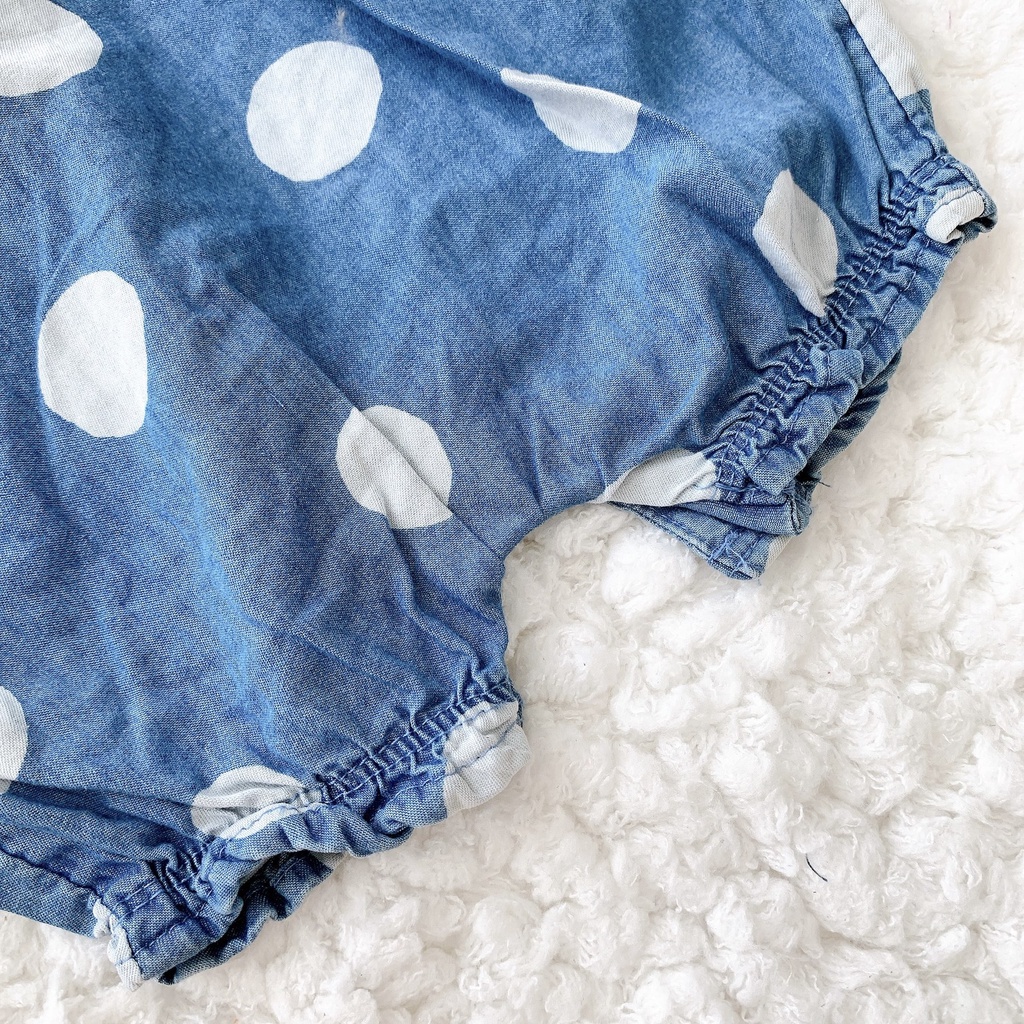 Body đùi chip chất denim xịn mềm mát, size 3-6 tháng