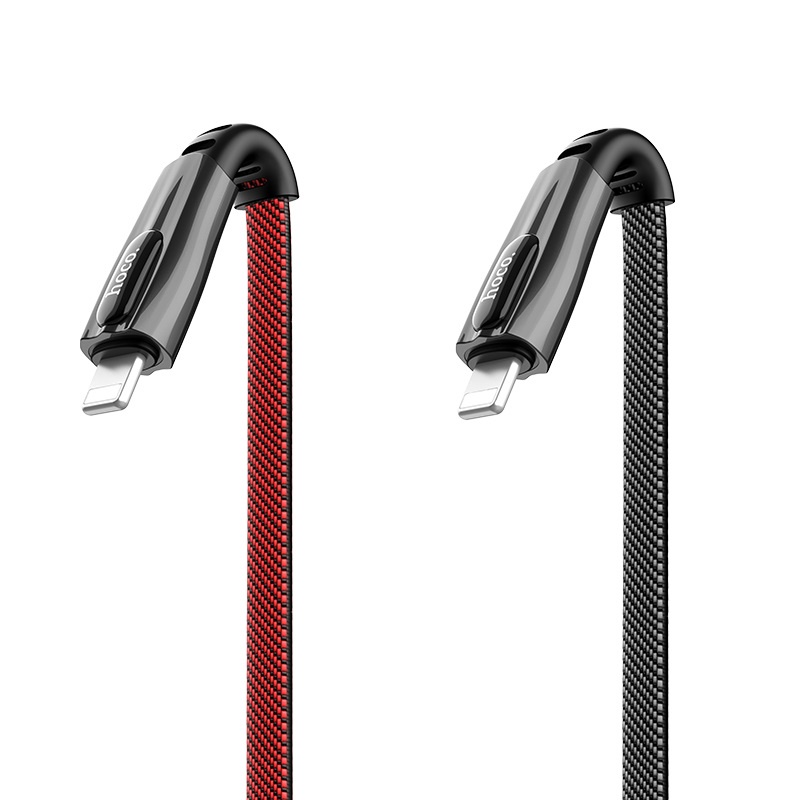 Cáp Sạc Nhanh Hoco U70 Dòng 2.4A Dây Dài 1.2m, Lõi Đồng Cao Cấp, Chống Rối, Chất Liệu Bền Bỉ, Chắc Chắn, Chịu Nhiệt Tốt.