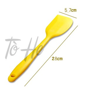 VÉT BỘT (SPATULA) SILICON ĐÚC MỘT MÀU 28cm