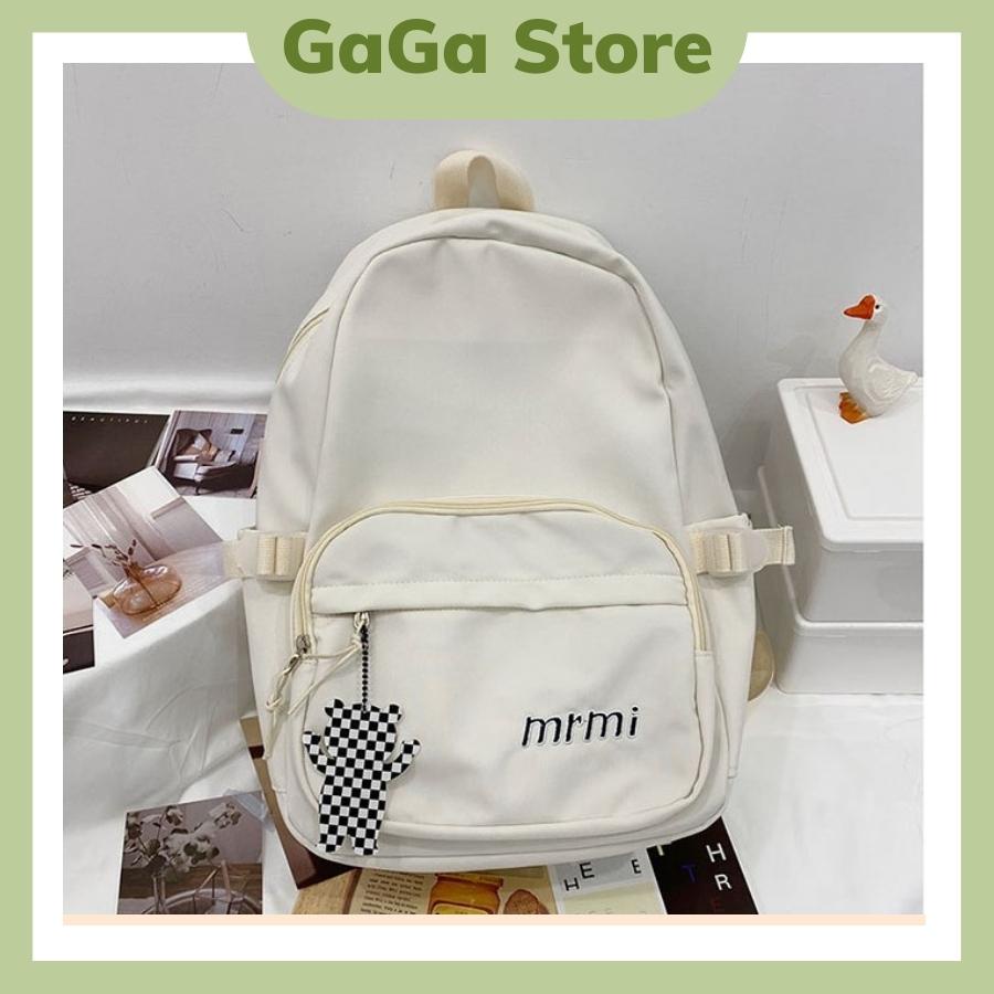 Balo nữ đi học trơn basic thời trang ulzzang hàn quốc giá rẻ vừa laptop 14inch B330