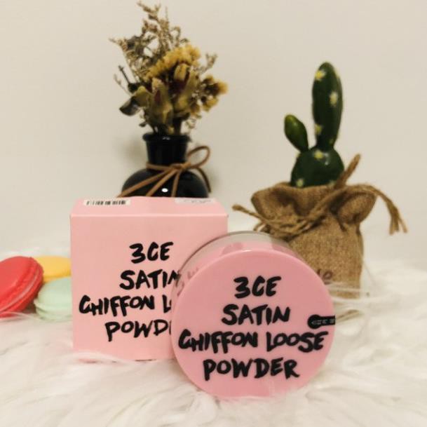 Phấn Phủ Dạng Bột 3CE Satin Chiffon Loose Powder (Hàn Quốc) .