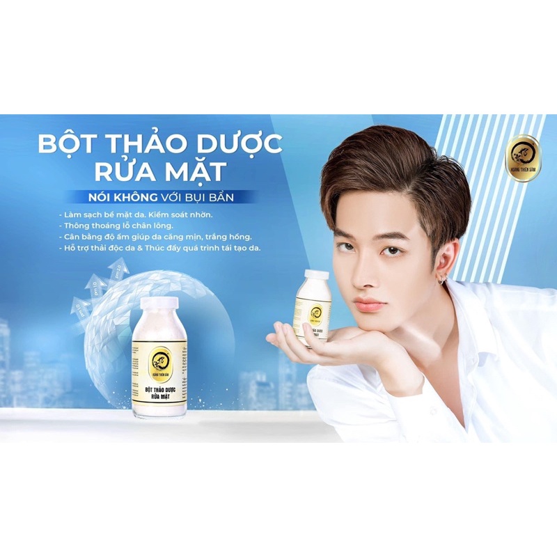 Bột Thảo Dược rửa mặt Hoàng Thiên Sâm