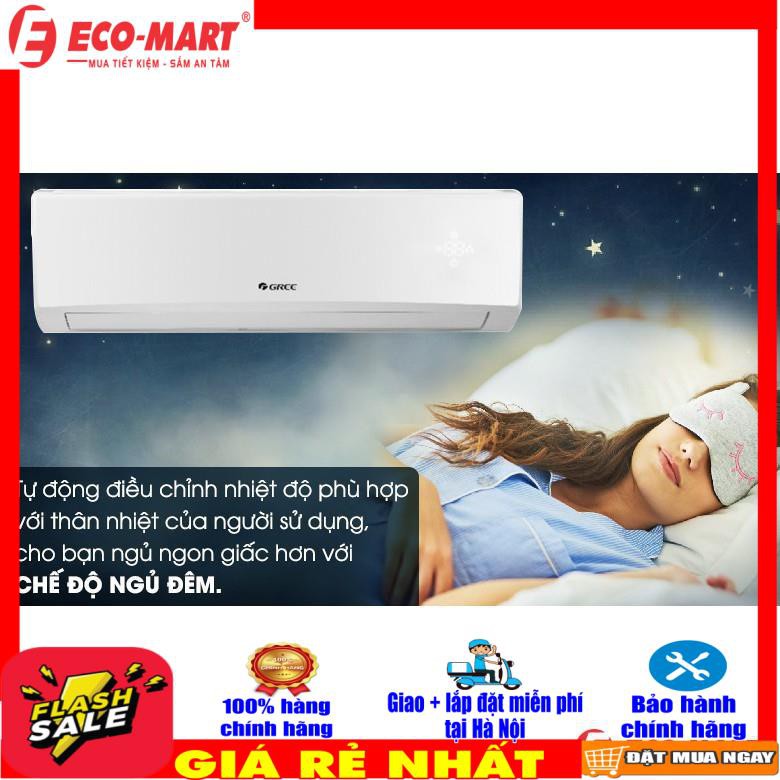 [Miễn phí vận chuyển tại Hà Nội]  Máy lạnh, Điều hòa Gree 12000BTU 1 chiều GWC12KC-K6N0C4(I/O) 1.5HP