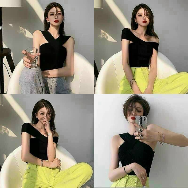 ÁO YẾM CỔ CHÉO XINH ĐẸP MC5