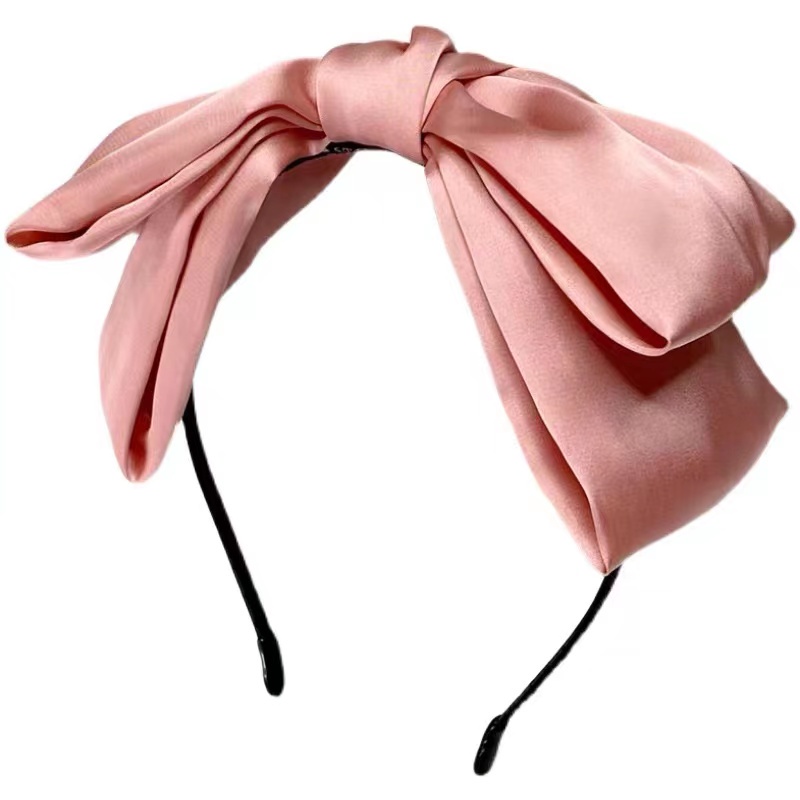 Kẹp Tóc Nơ Lớn Màu Đỏ Phong Cách Hàn Quốc Dành Cho Nữ