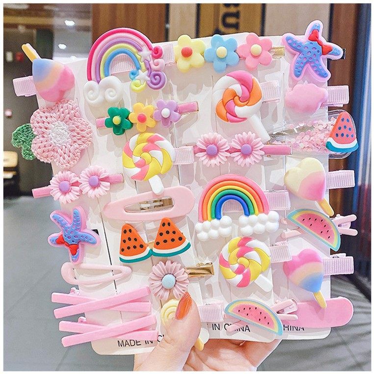 Cặp Tóc/Kẹp Cặp Tóc Tết 2024 Cho Bé Gái Nhiều Hình Ngộ Nghĩnh Siêu Dễ Thương