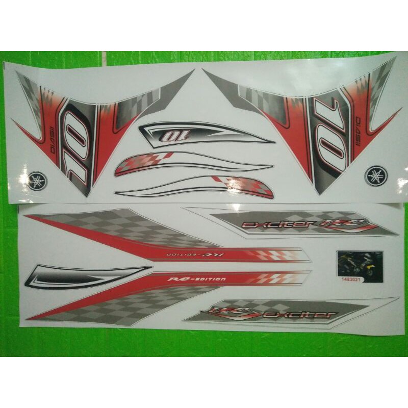 Bộ tem Exciter 135 đời 2012 màu đỏ Rc
