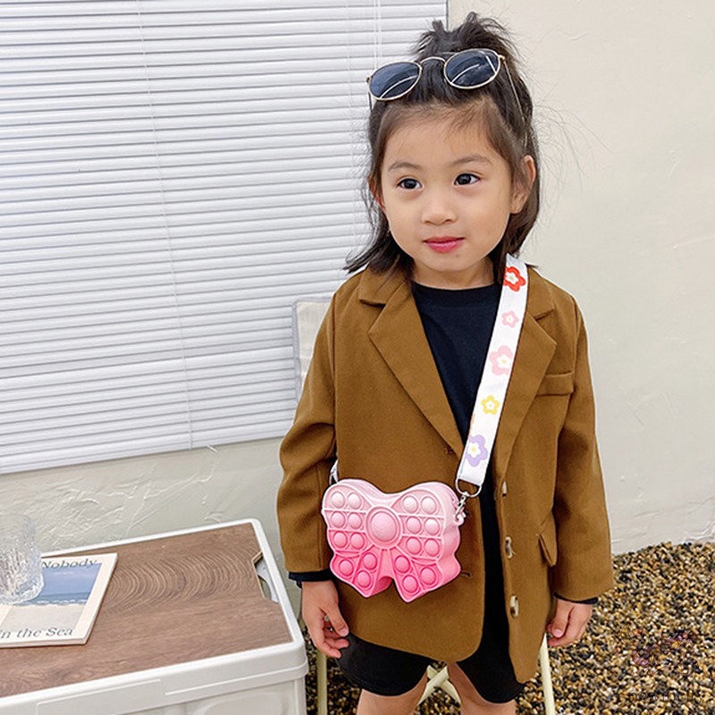 Túi đeo chéo kiểu dáng hoạt hình xinh xắn nhiều kiểu tùy chọn dành cho bé gái