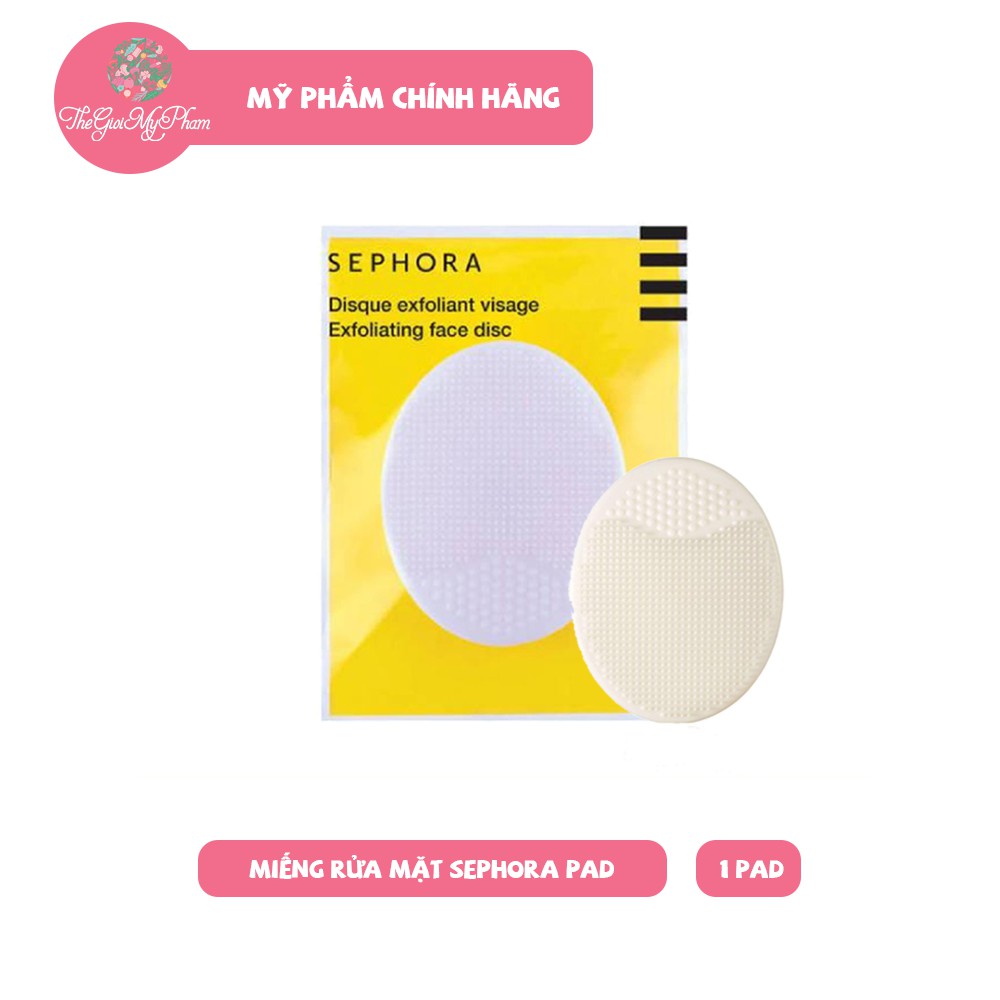 Miếng Rửa Mặt Sillicon Sephora Pad (Miếng)