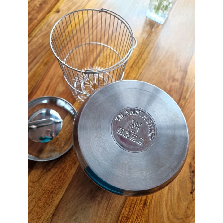 Nồi luộc mì, rau củ WMF Spargeltopf 16cm dùng luộc mì ống, măng tây, ngao sò
