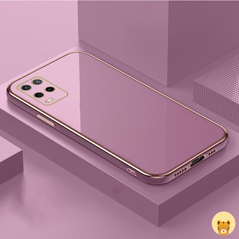 Ốp Điện Thoại Mạ Điện 7 Màu Sang Trọng Đơn Giản Dành Cho Oppo A54