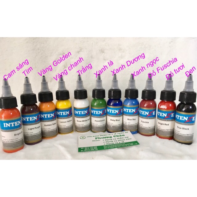 Mực xăm body Intenze