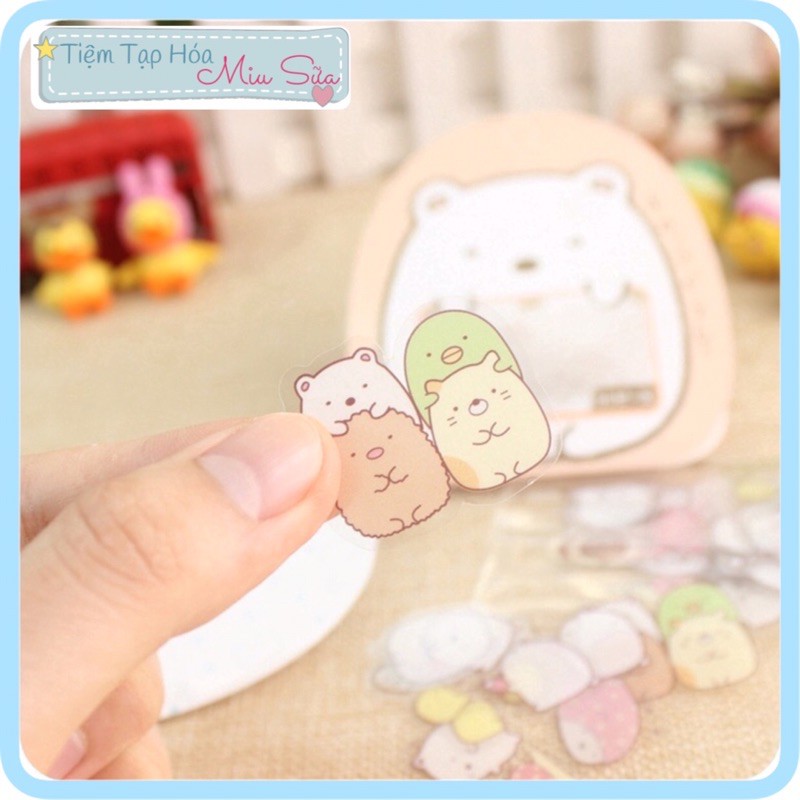 Set 50 Stickers dán trang trí hoạt hình San-X đáng yêu xinh xắn - MiuSua