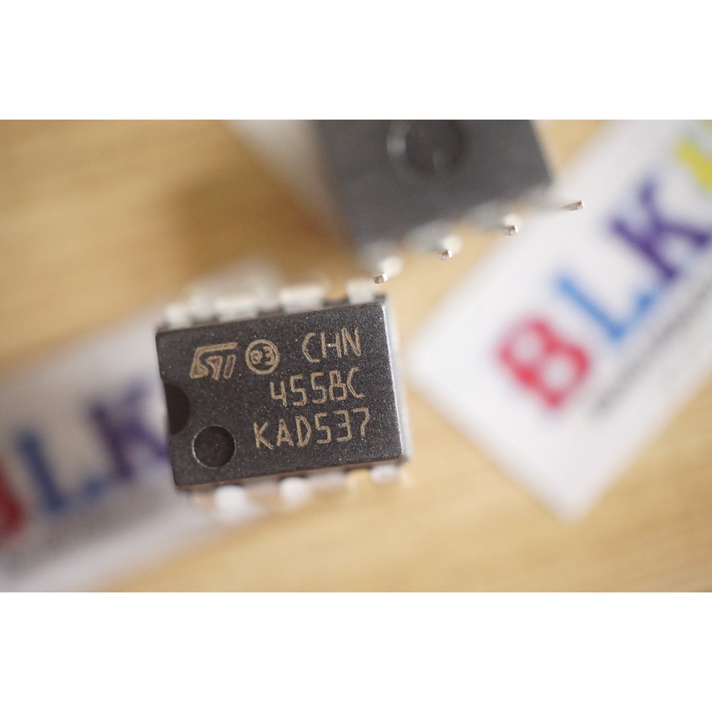 2 IC Opam TJM4558CN 4558C 4558 DIP-8 chính hãng ST