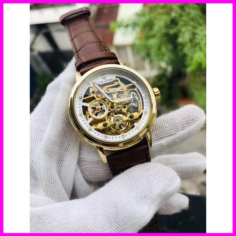 [ Hàng Xịn ] Đồng hồ nam tevise chính hãng automatic dây da [ Đồng Hồ Nam Cao Cấp] | BigBuy360 - bigbuy360.vn