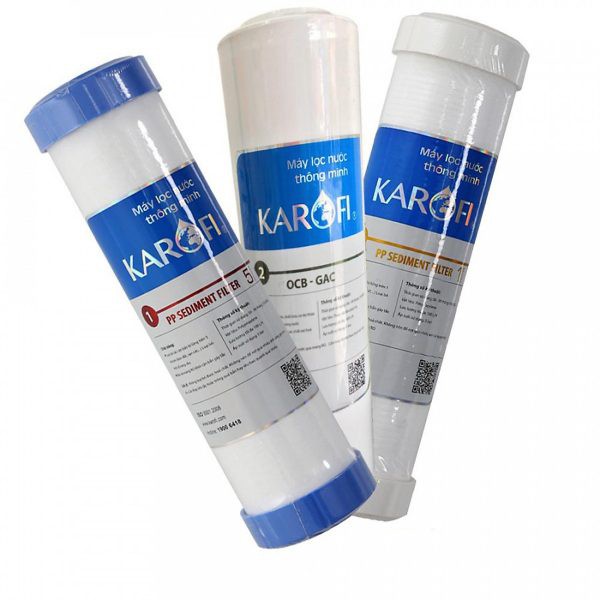 Combo bộ 3 lõi lọc thô Karofi