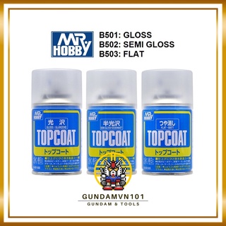 TOPCOAT SƠN PHỦ MR.HOBBY (MATT, GLOSS, SEMI-GLOSS) - Bảo vệ figure, doll, mô hình lắp ráp quân sự Gundam Gunpla