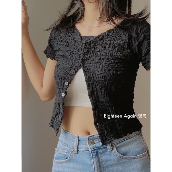 Áo thun tay ngắn vải xốp