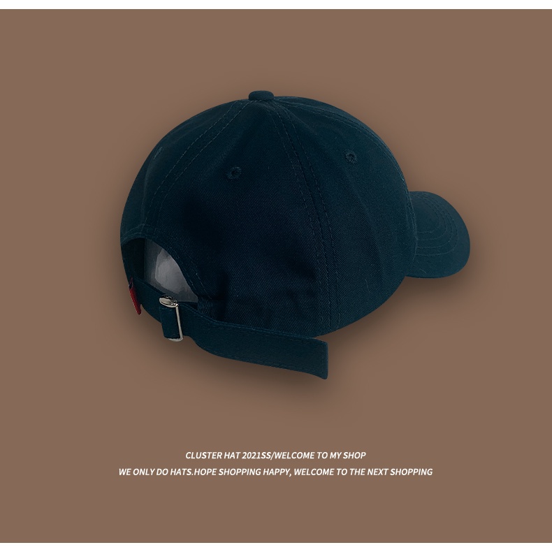 Mũ Lưỡi Trai Thêu Chữ Phong Cách Nhật Bản