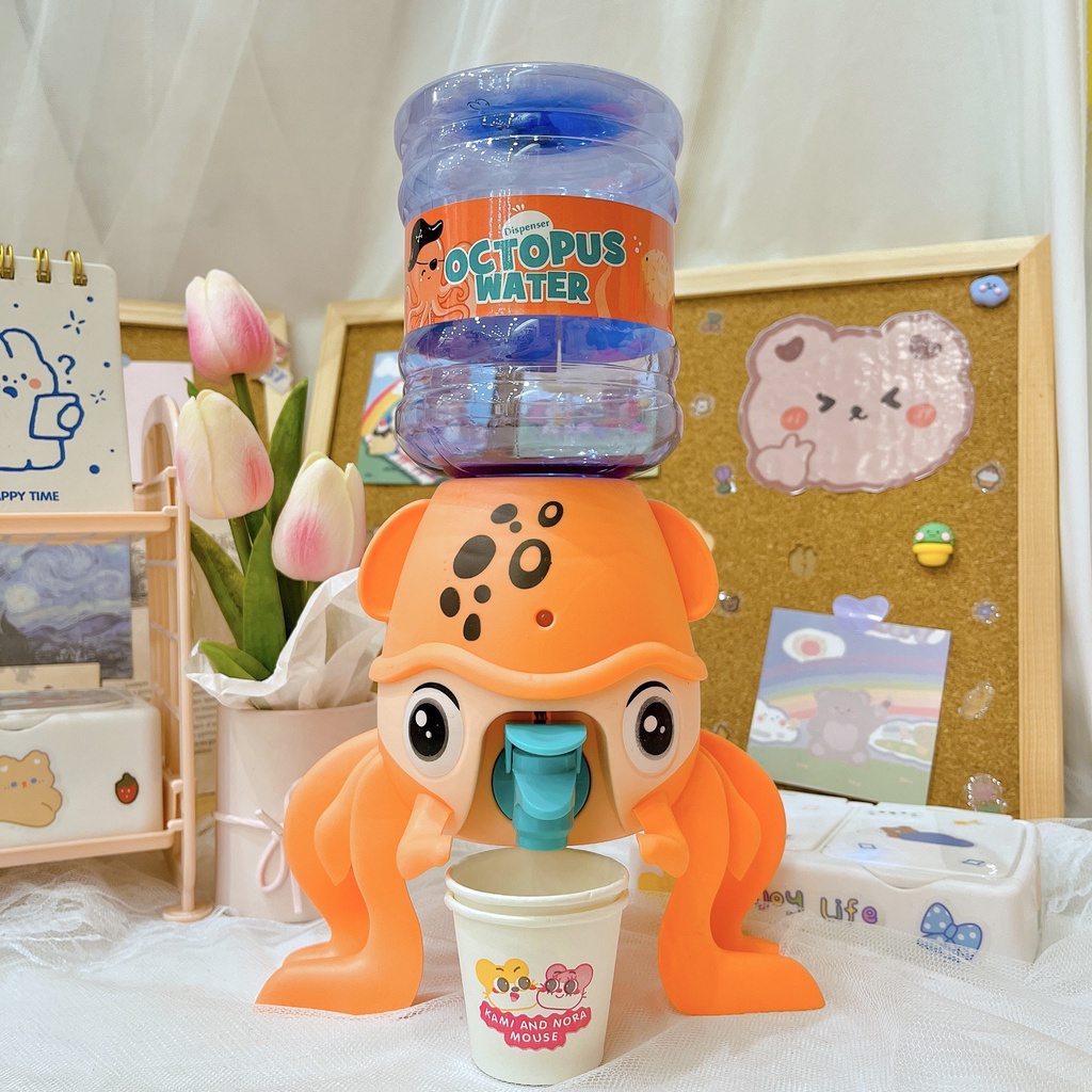 Bình nước mini, đồ chơi máy lọc nước hình động vật ngộ nghĩnh dành cho trẻ em