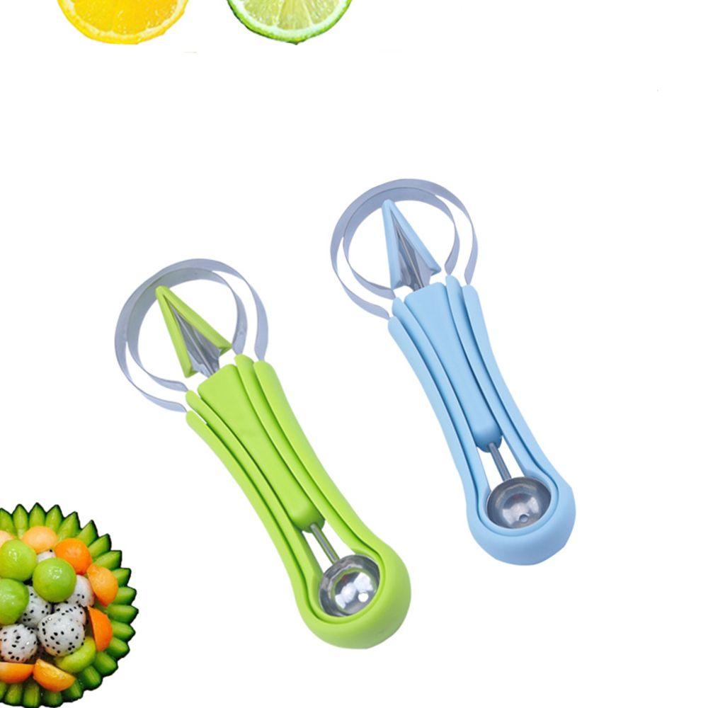 Dụng Cụ Điêu Khắc Quả Dưa 4 Trong 1 Hai Đầu Bằng Thép Không Gỉ DIY