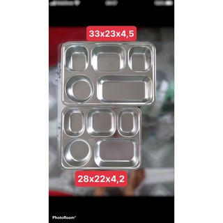 Khay cơm inox 5 ngăn cho người Lớn