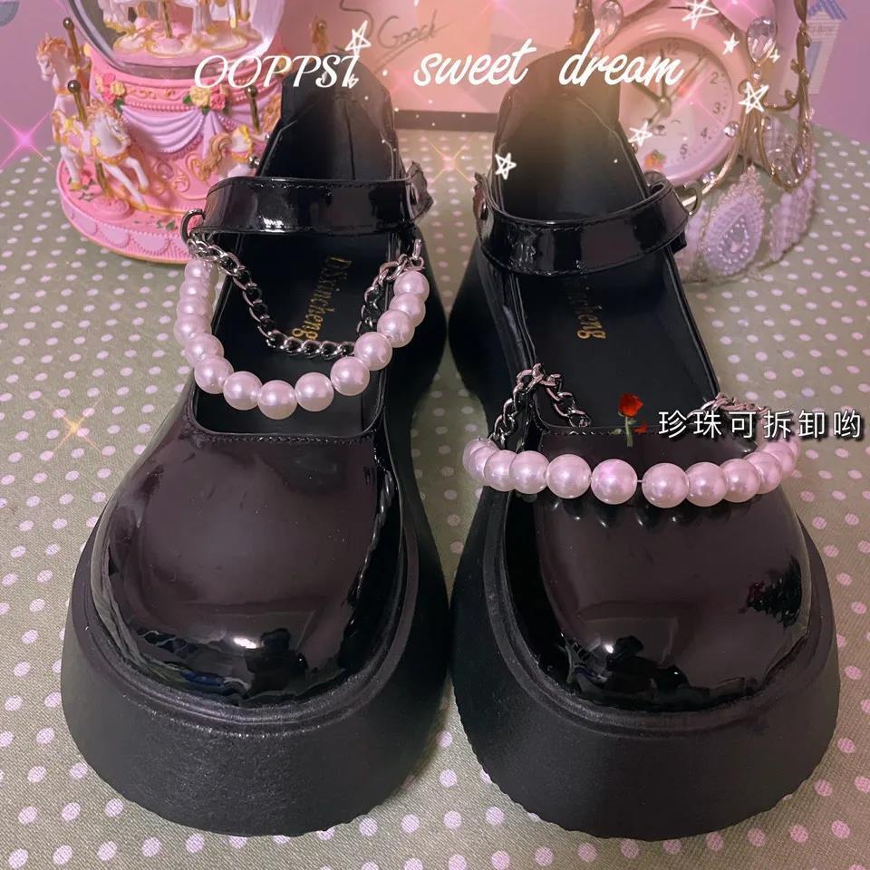 Giày Lolita Nhật Bản Đế Dày Mềm Mại Dễ Phối Đồ Thời Trang 2022 Cho Nữ Sm