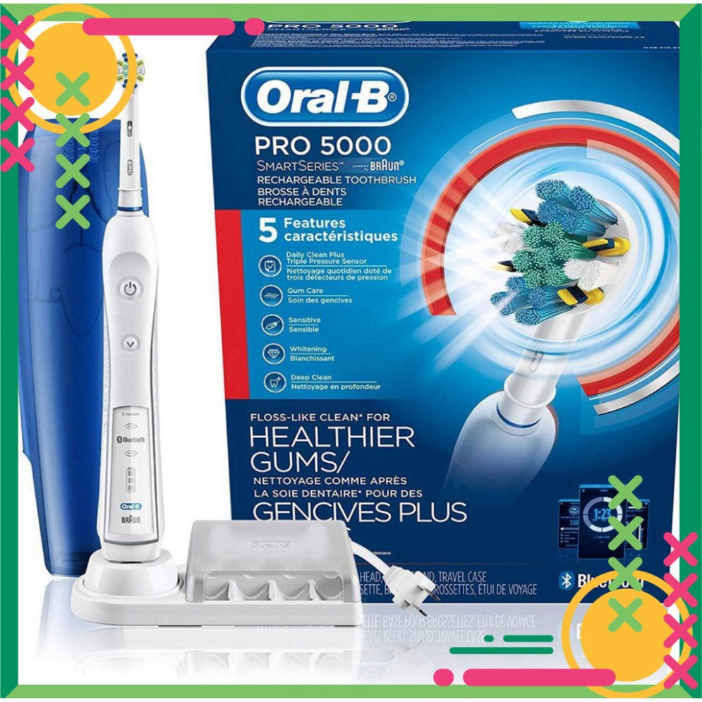 SIÊU GIẢM GIÁ Bàn chải điện Oral B Pro 1000 Pro 3000 Pro 5000 Pro 6000 Genius [Hàng Đức] SIÊU GIẢM GIÁ