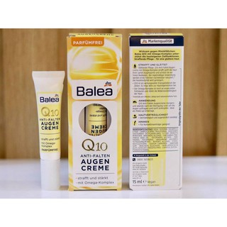 Kem chống nhăn, chống lão hoá vùng mắt Balea Q10