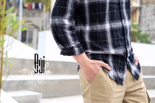 LINEN CARGO PANTS FOR MEN - Màu Be