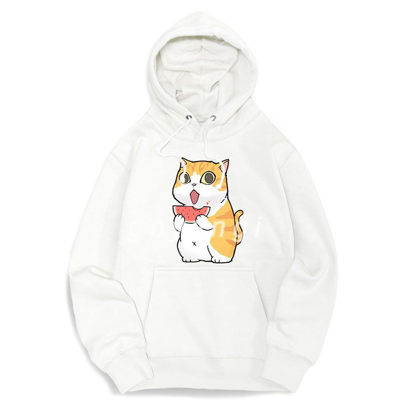 Áo hoodie goyangi Mèo ăn dưa hấu nam nữ unisex form rộng oversize phong cách ulzzang hàn quốc