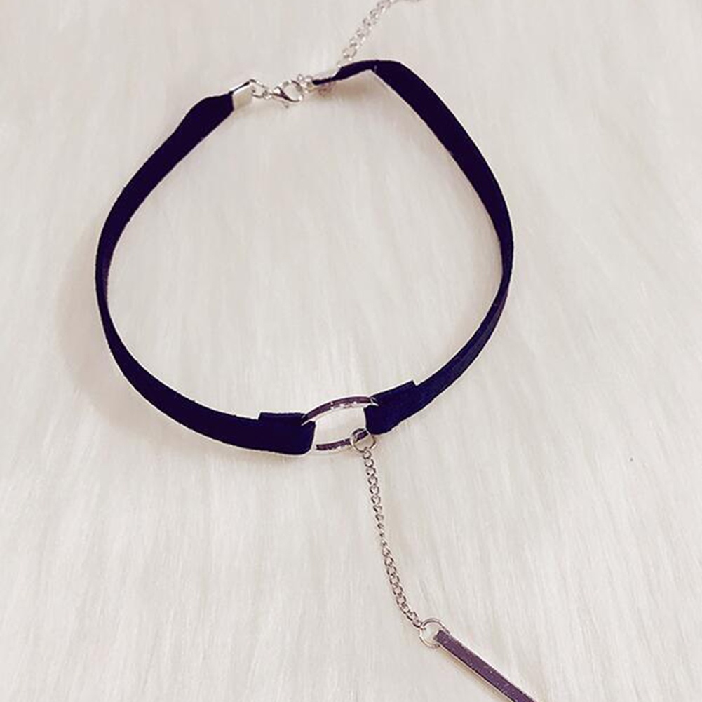 Vòng cổ mặt đính vòng &amp; thanh thời trang cho nữ