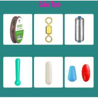 [combo 10 Dây Trục Câu Đài Buộc Sẵn Cước Câu Cá Tàng Hình,] cước câu cá, phụ kiện câu