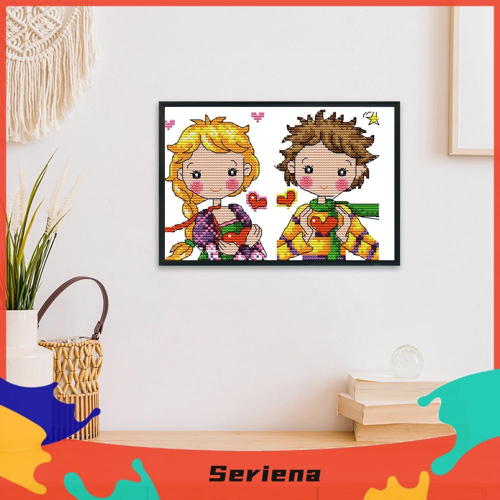 Bộ Dụng Cụ Thêu Tranh 14ct Hình Hoạt Hình Dễ Thương | BigBuy360 - bigbuy360.vn