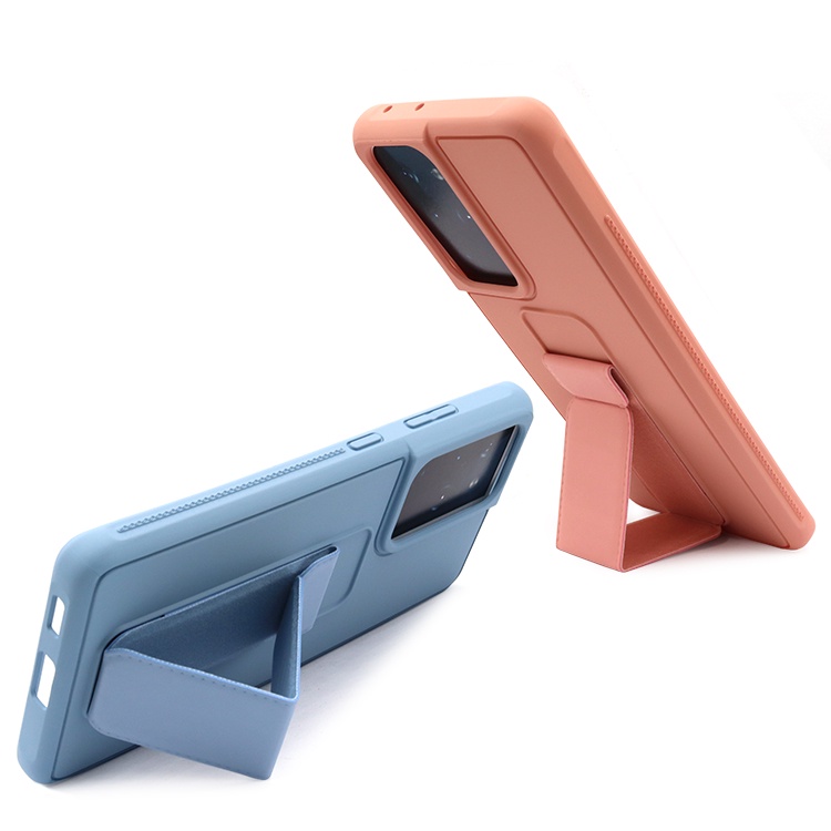 Ốp Điện Thoại Silicone Mềm Mịn Có Quai Cầm Tay Kiêm Giá Đỡ Cho Samsung Galaxy S22 S23 Ultra S22 + S2