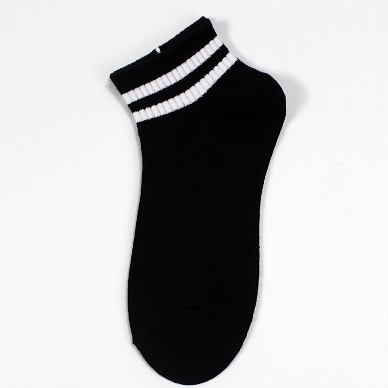 Tất cổ lửng kẻ sọc ngang nam nữ unisex, phong cách hàn quốc, chất liệu thoáng mát, thấm hút mồ hôi