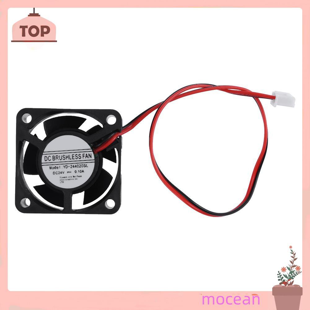 Mocean Quạt Tản Nhiệt Không Chổi Than Yd-244020Sl 24v 40x40 X 20mm Chống Thấm Nước