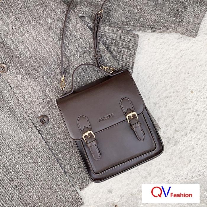 Balo thời trang nữ, Túi xách nữ đeo chéo đeo vai đi làm đi chơi giá rẻ - QV Fashion