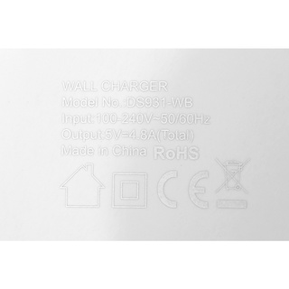 Adapter sạc 4 cổng USB Type C 4.8A Xmobile DS931 Trắng