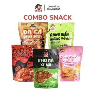Combo snack 5món bánh mặn Abi