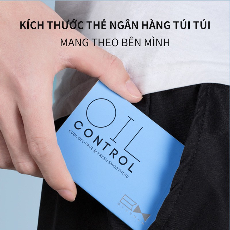 100 Tờ Giấy Thấm Dầu Prime Blue Thấm Hút Dầu Tinh Chất Than Tre Hiệu Quả Kép | BigBuy360 - bigbuy360.vn