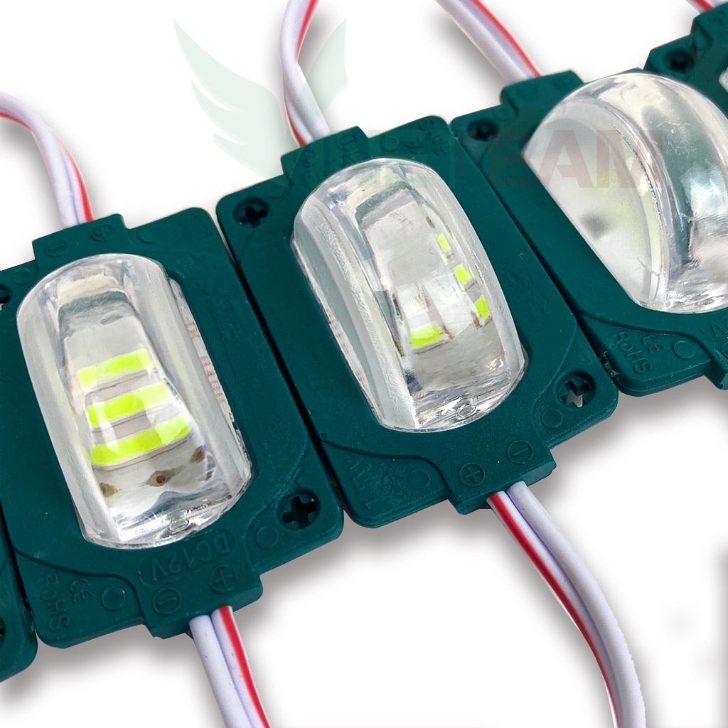 Led Hắt Rọi 1 Mắt Siêu Sáng 12V trang trí oto, xe tải Loại Tốt Dây 20 Bóng LED Trắng , Xanh lá , Xanh dương -dc4740