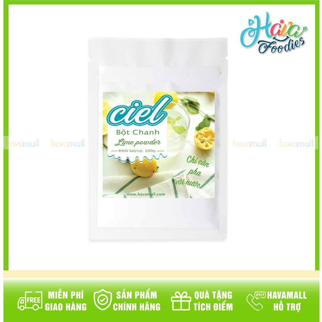 [KÈM CÔNG THỨC] Bột Chanh Tươi Ciel 100gr - Lime Powder