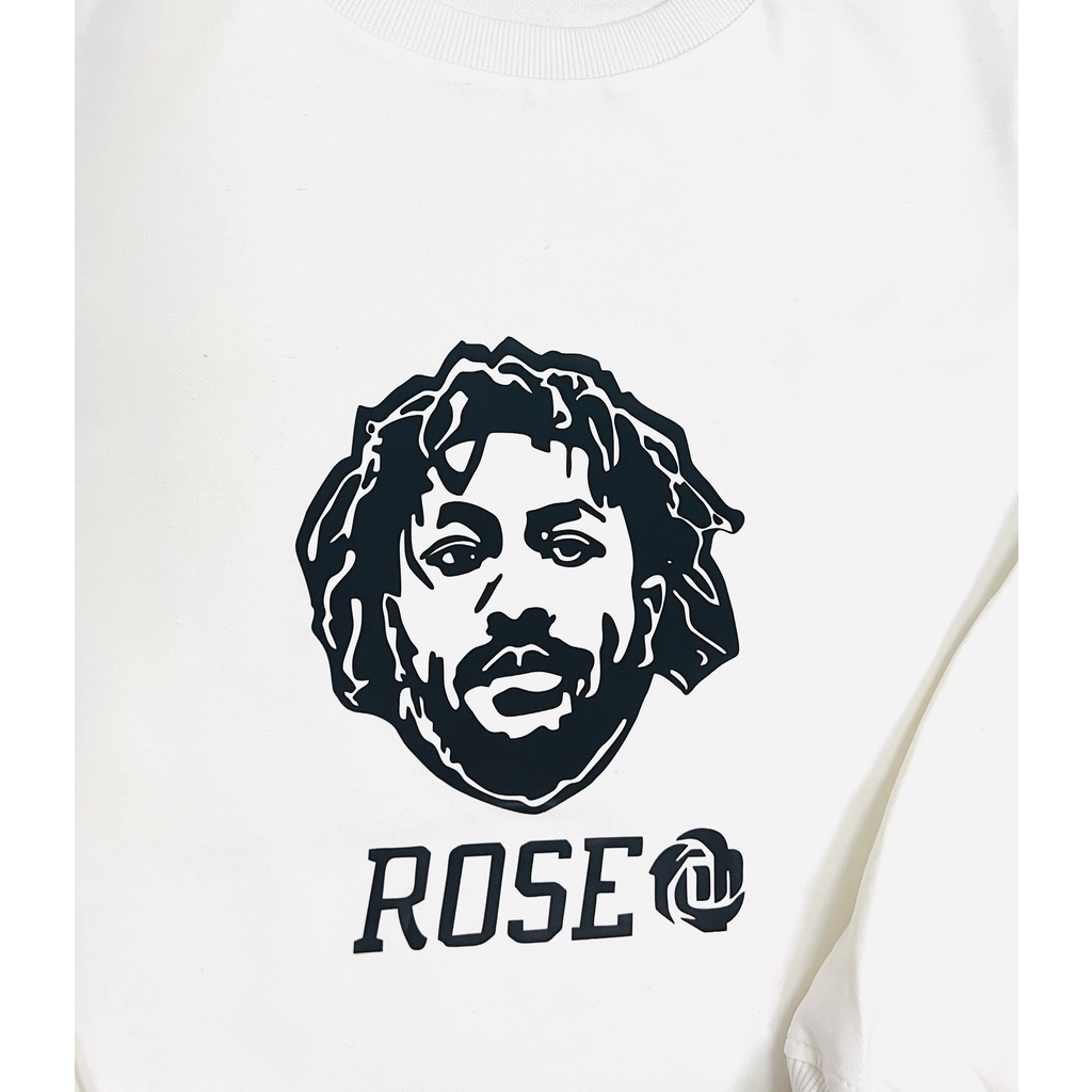 Áo Sweater Unisex HappyFamily Form Rộng ROSE Chất Cotton 100 Cao Cấp-3 Màu Trắng/Đen/Xám