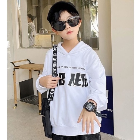 Áo khoác nỉ hoodie bé trai Con Xinh hình in AZFY,thời trang thu đông dành cho trẻ em từ 4 đến 10 tuổi