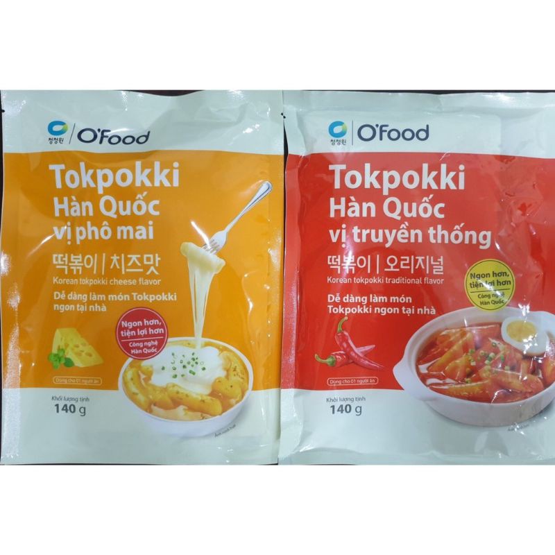Bánh Gạo tokpokki vị pho mai thơm ngậy chuẩn vị hàn quốc gói 140g | BigBuy360 - bigbuy360.vn