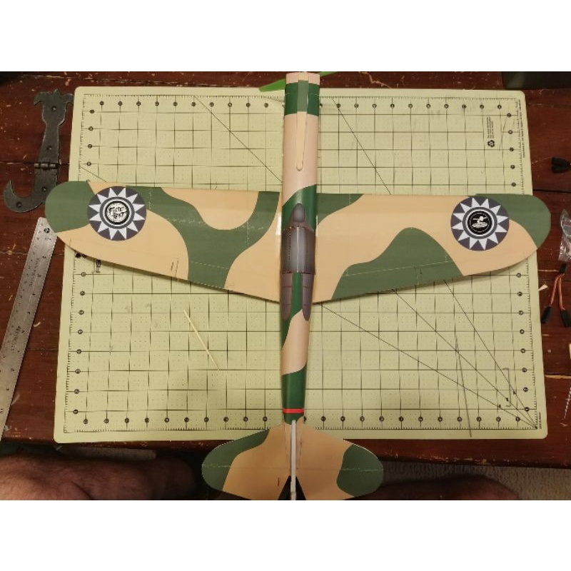Bộ vỏ kit máy bay P-40 sải 60cm-1m