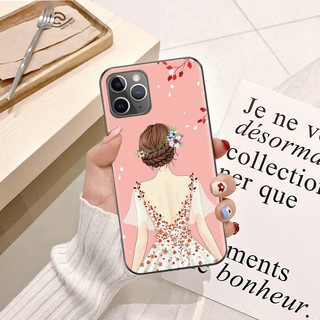 Ốp lưng iPhone 7Plus/ 8 Plus Silicon dẻo hình Phía Sau Cô Gái