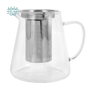Ấm trà bằng thủy tinh và thép không gỉ có thể tháo rời dung tích 950ml