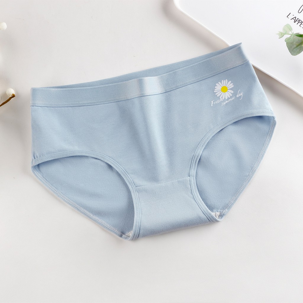 Quần Lót Cotton Kháng Khuẩn Họa Tiết Hoa Cúc Nhỏ Phong Cách Nhật Bản Thời Trang Mùa Hè Cho Nữ | BigBuy360 - bigbuy360.vn